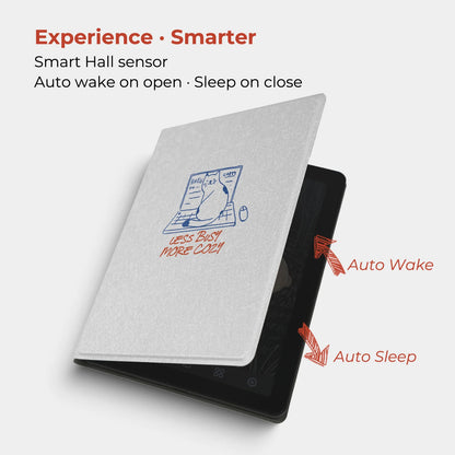 Twosheep Cute Cat & Dog Magnetic Case for Bigme B6 6" eReader – Auto Sleep/Wake, Shellless PU Cover