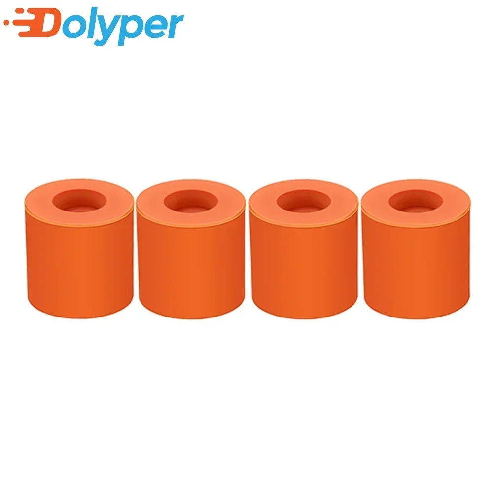4pcs Silicone Hot Bed Leveling Spacers for CR-10, Ender-3, Prusa, Anycubic – Replace Bed Springs