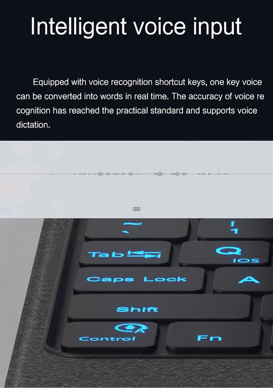 Magic Keyboard Case for iPad – Trackpad, Backlight, Air/Pro/10th-11th Gen