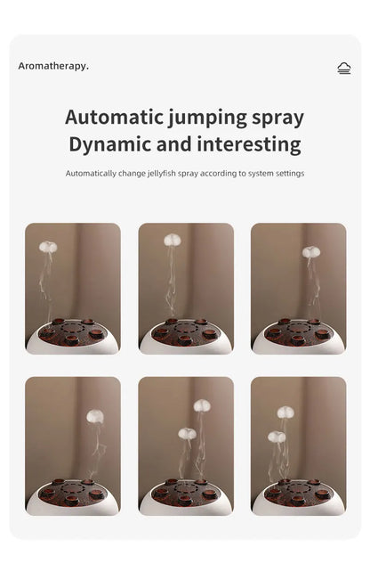 Jellyfish Aroma Humidifier & Aromatherapy Diffuser – Ultrasonic Essential Oil Mist with Remote Control