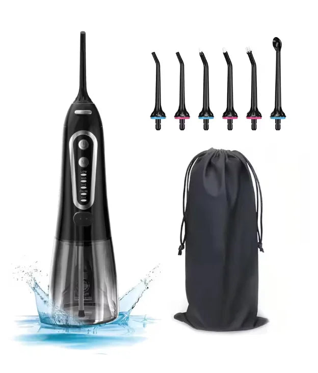 Electric Sonic Toothbrush USB Rechargeable | Waterproof | Travel Set with Replacement Heads