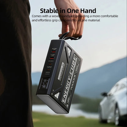 MOVESPEED Z70 Pro Power Bank 70000mAh – 100W Fast Charge, USB-C, for iPhone, Laptop, Outdoor