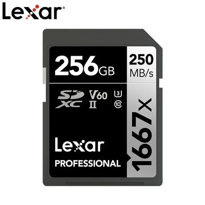 Lexar SD Card UHS-II | V60 / V90 | 4K 8K | 32GB–512GB | SDHC SDXC for Camera