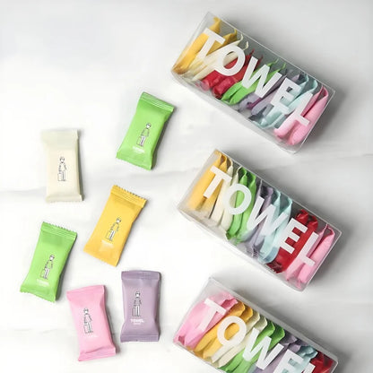 Compressed Disposable Face Towels – Individually Wrapped Travel Size