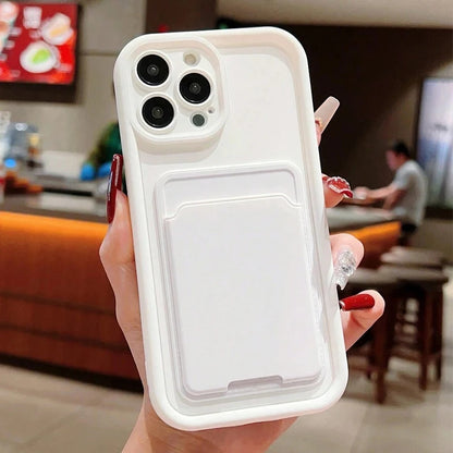 Card Slot Bag Holder Case for Xiaomi Redmi Note 12 11 10 12s 11s 10s Pro 12C 13C 4G Cover for Redmi Note 13 Pro Plus 5G Cases
