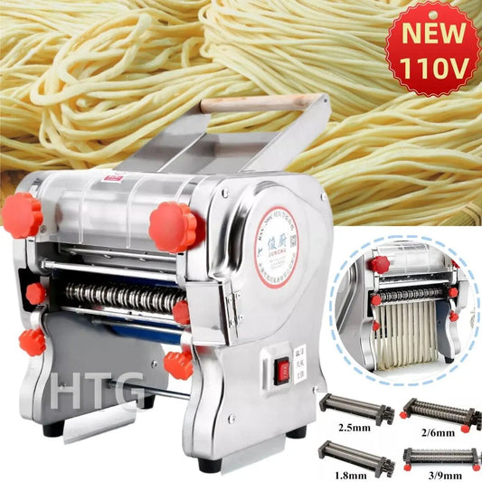 550W Electric Pasta & Noodle Maker Machine – Stainless Steel Dual Knife