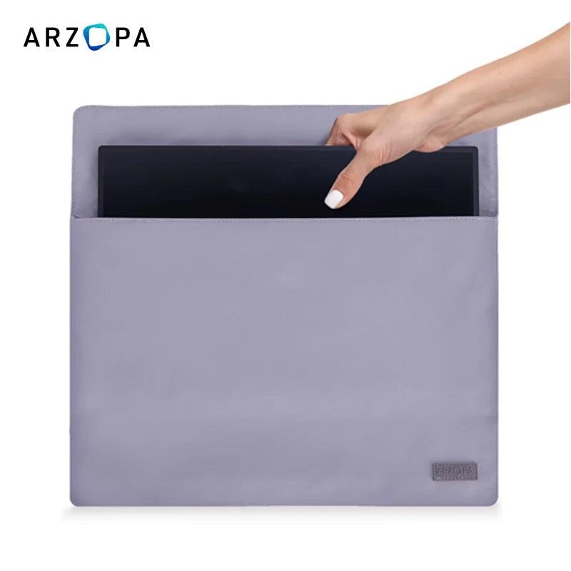 ARZOPA Storage Bag for Portable Monitor, Laptop & Tablet – 14", 15.6", 17.3"