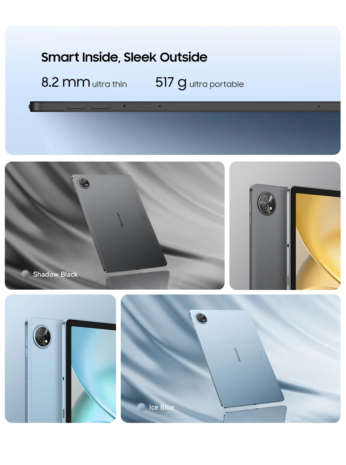 Blackview ZENO 10 5G Tablet – 11" FHD, Unisoc T8200, 8GB+128GB, 8800mAh, 18W, Android 15