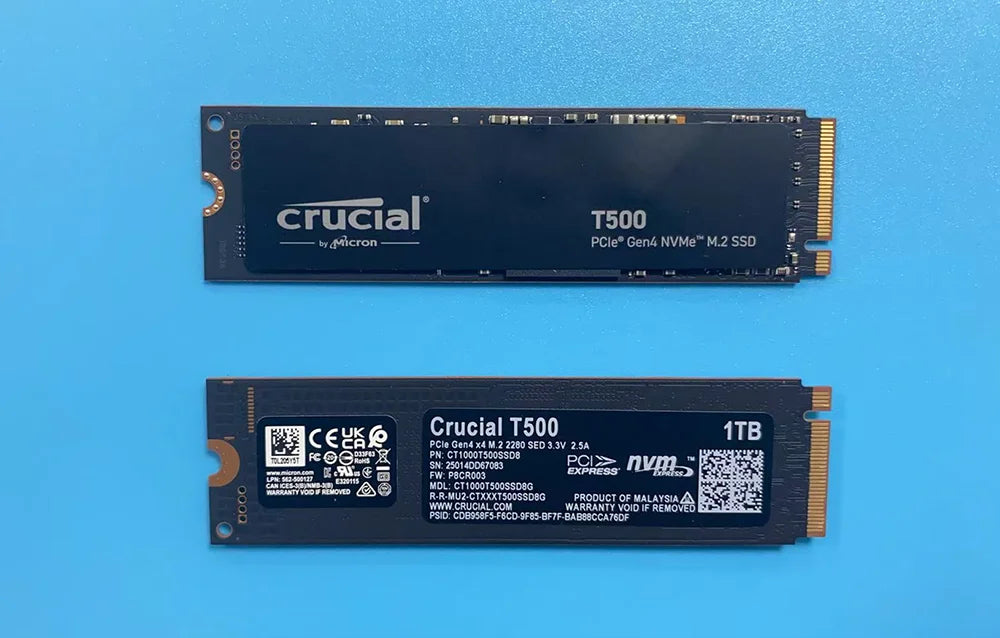 Crucial NVMe SSD M.2 2280 | P3 Plus / P310 / T500 / P510 | PCIe Gen4 | 500GB–2TB