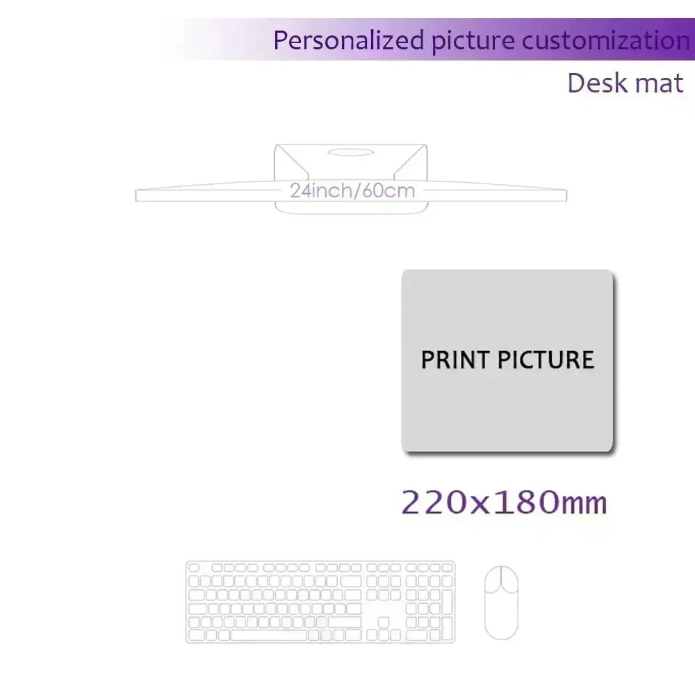 Custom Gaming Mouse Pad Deskmat – Multiple Sizes, Waterproof, Non-Slip Rubber