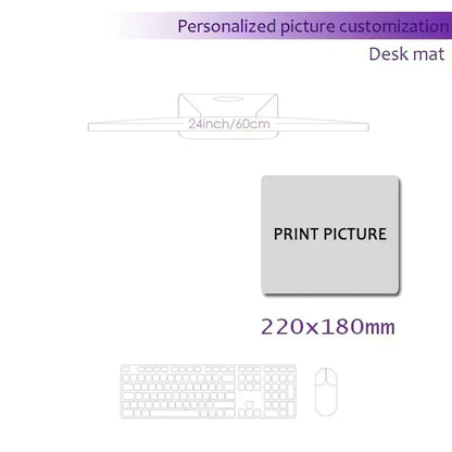 Custom Gaming Mouse Pad Deskmat – Multiple Sizes, Waterproof, Non-Slip Rubber