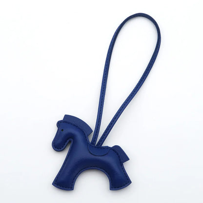 Pony Bag Charm | PU Leather Luggage & Car Pendant | Travel Accessory