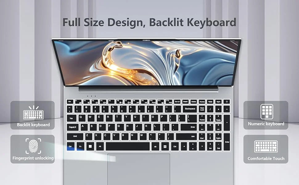 15.6" Laptop – Intel Core i9, 16GB RAM, 1TB SSD, Windows 11 Pro