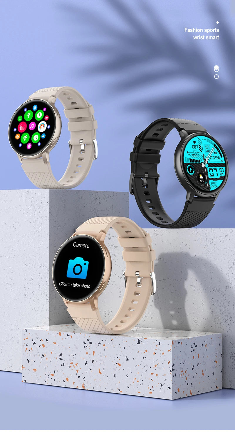 LIGE Bluetooth Smart Watch for Women – Custom Dial, Sport Fitness Tracker, iOS & Android (2026)