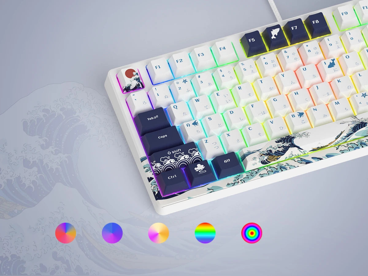 Womier SK80 Gasket Mechanical Keyboard – 83 Key, Hot-Swap, RGB, Smart Display