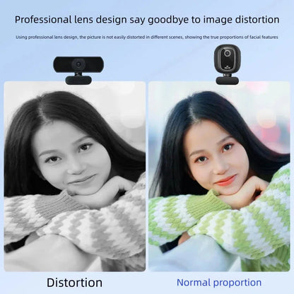 4K Webcam with Microphone & Autofocus – 1080P/2K USB Web Camera for PC, Live Streaming & Online Meetings