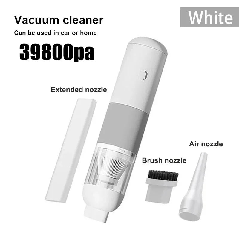 39800Pa Wireless Car Vacuum Cleaner – 3-in-1 Handheld Portable Dust Catcher