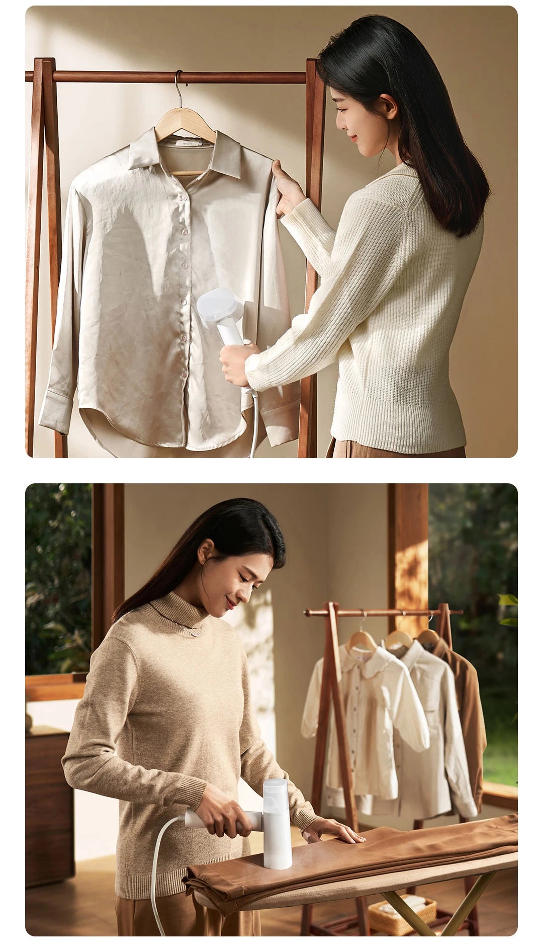 MIJIA Handheld Garment Steamer 2-in-1 – Steam Iron & Mite Removal