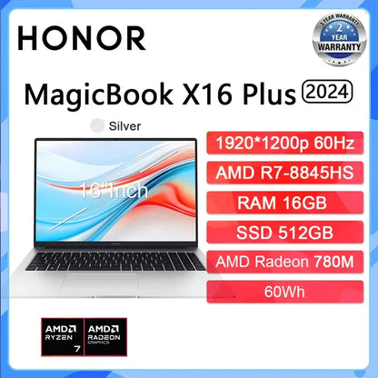 HONOR MagicBook X14 / X16 2026 — Intel Ultra 5, 24GB RAM, 1TB SSD, 120Hz, Windows 11 Pro