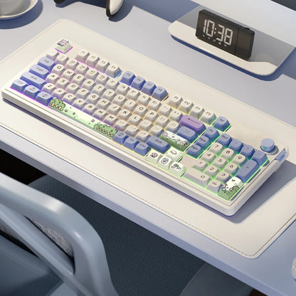 Cute Theme Keycaps 8-Piece Set – Cherry Profile, 5-Side Dye-Sub for Mechanical Keyboard