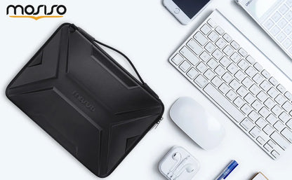 MOSISO Laptop Sleeve 15"/16" – Waterproof Hard Shell Shoulder Bag for MacBook Pro, HP, Dell