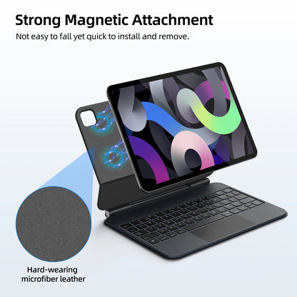 GOOJODOQ Magic Keyboard Case with Touchpad for iPad Pro 11" M4 / Air 4/5/6 (2020–2024)