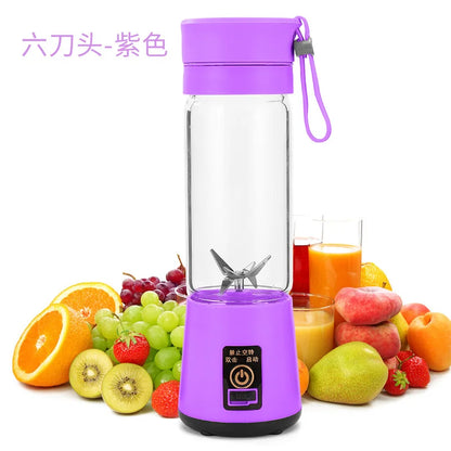 Mini Portable USB Juicer Blender – Electric Fruit Mixer