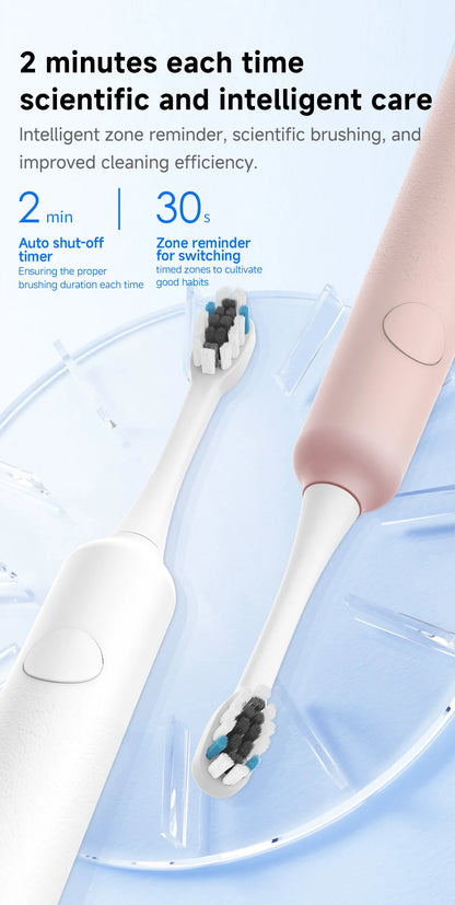 DOCOLAB Sonic Electric Toothbrush | 3-Mode | USB Charging | IPX7 Waterproof