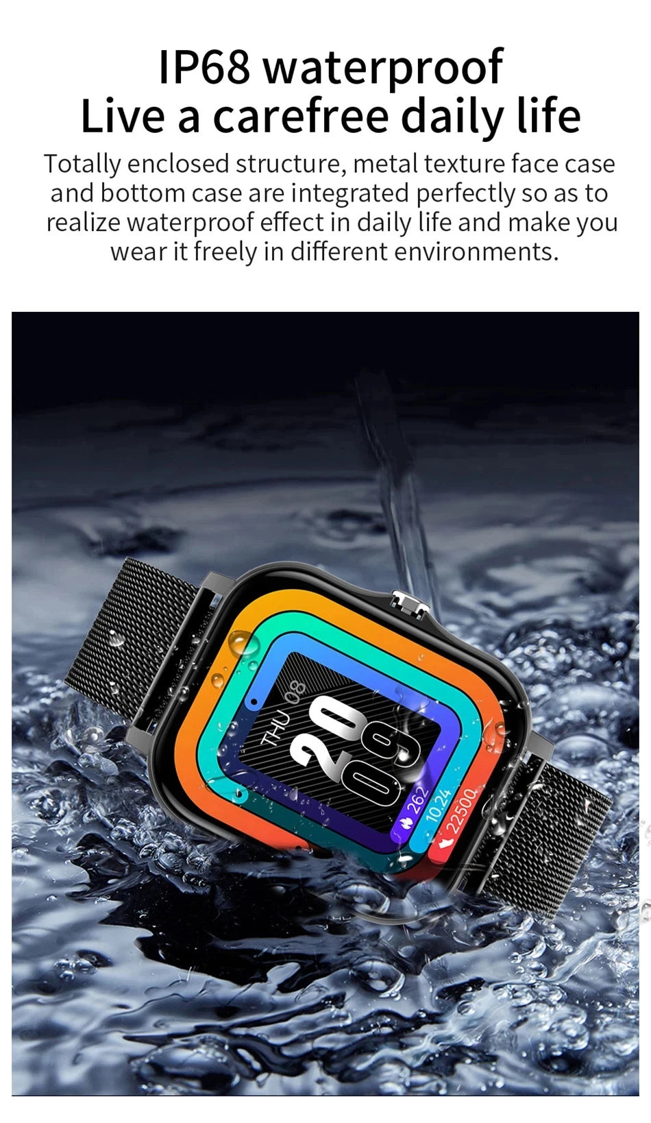 Smart Watch 2025 - 1.83" Display, Bluetooth Calling & Fitness Tracker for Men & Women