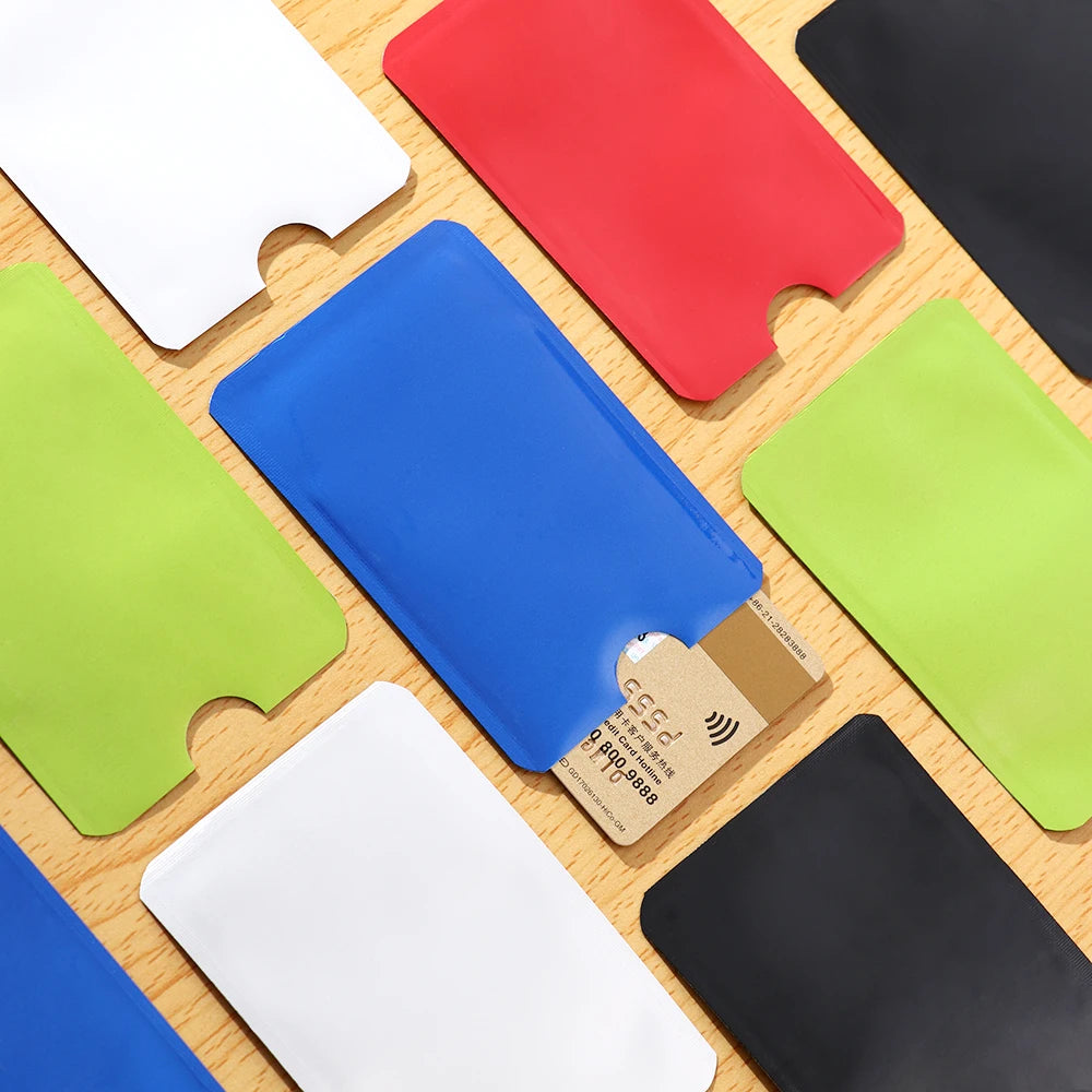 RFID Blocking Card Sleeve Protectors – 5 Pack