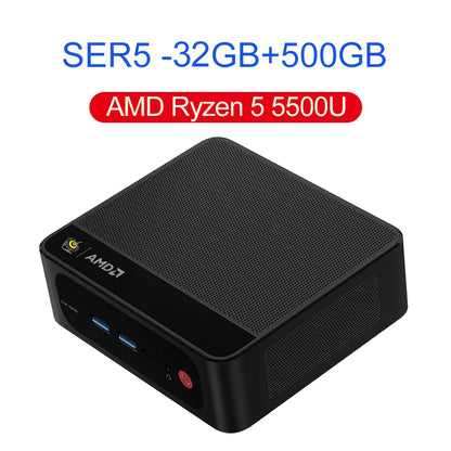 Beelink SER5 Max Mini PC – AMD Ryzen 7 6800U/7735HS, DDR5, WiFi 6, 2.5G LAN