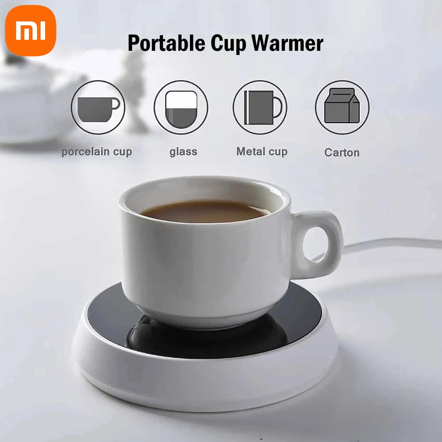 Smart Mug Heater – Gravity-Induction Coffee Cup Warmer, 3 Modes, Constant Temperature