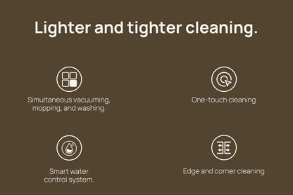 JONR ED12 Wet & Dry Smart Vacuum Mop – Wireless Floor Cleaner 200W