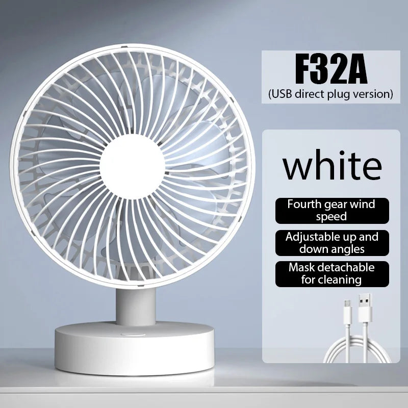 JPNPL 2026 USB Desktop Fan | High Wind | Portable | Office & Home | 5V 2W