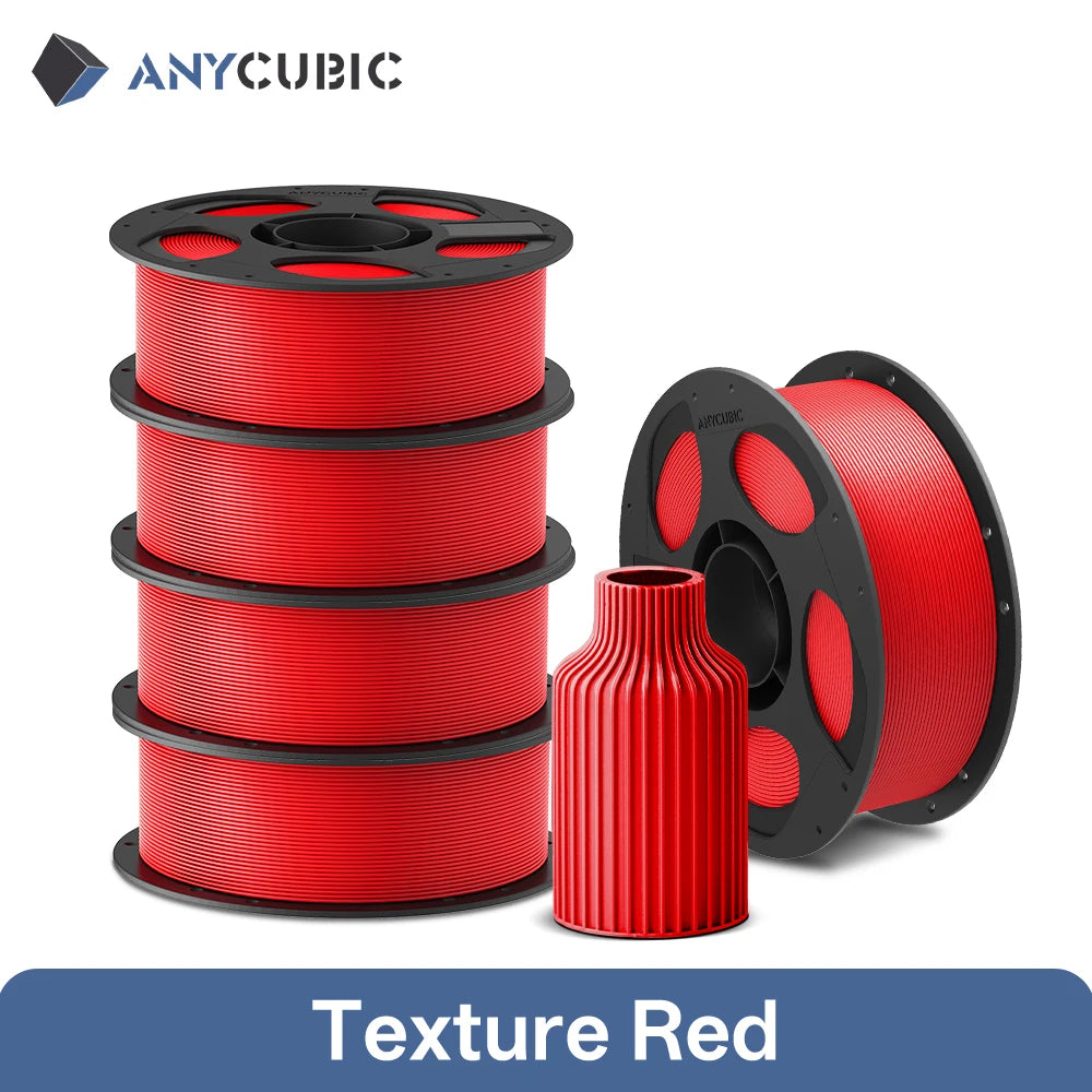 ANYCUBIC PLA 3D Printer Filament – 5KG / 1.75mm, Eco-Friendly, EU & US Warehouse, For Kobra S1C / K3C