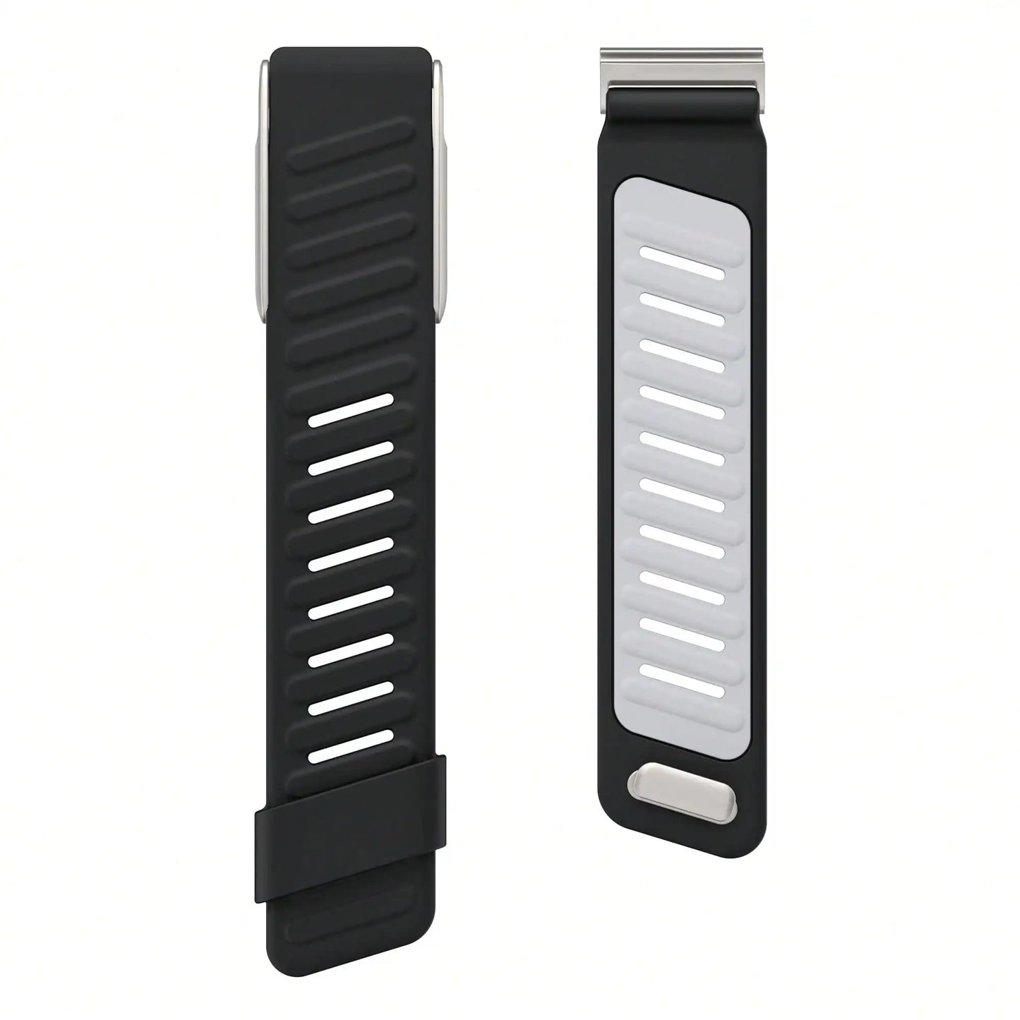 Dual-Colored Silicone Fitness Tracker Strap – Compatible with 5.0 ECG Models