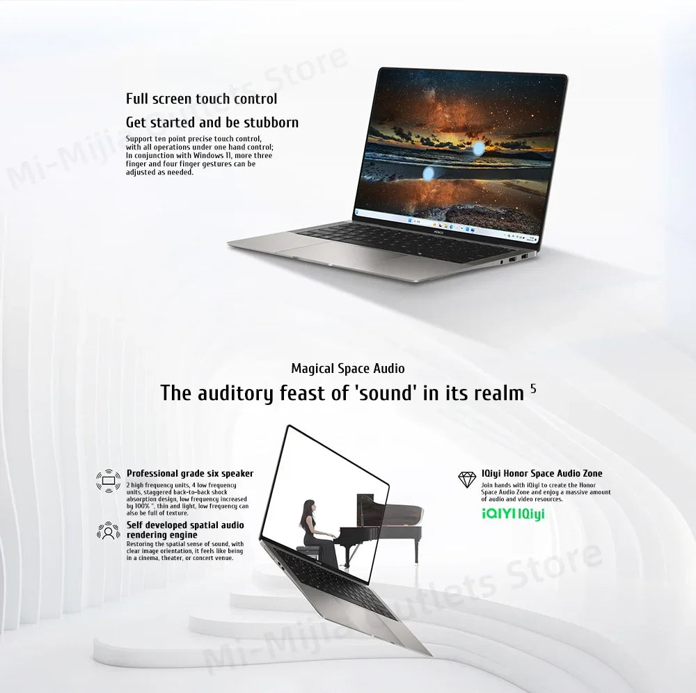 Honor MagicBook Art 14 Snapdragon Edition – X Elite, 32GB+1TB, 3.1K, 1kg Ultra-Thin