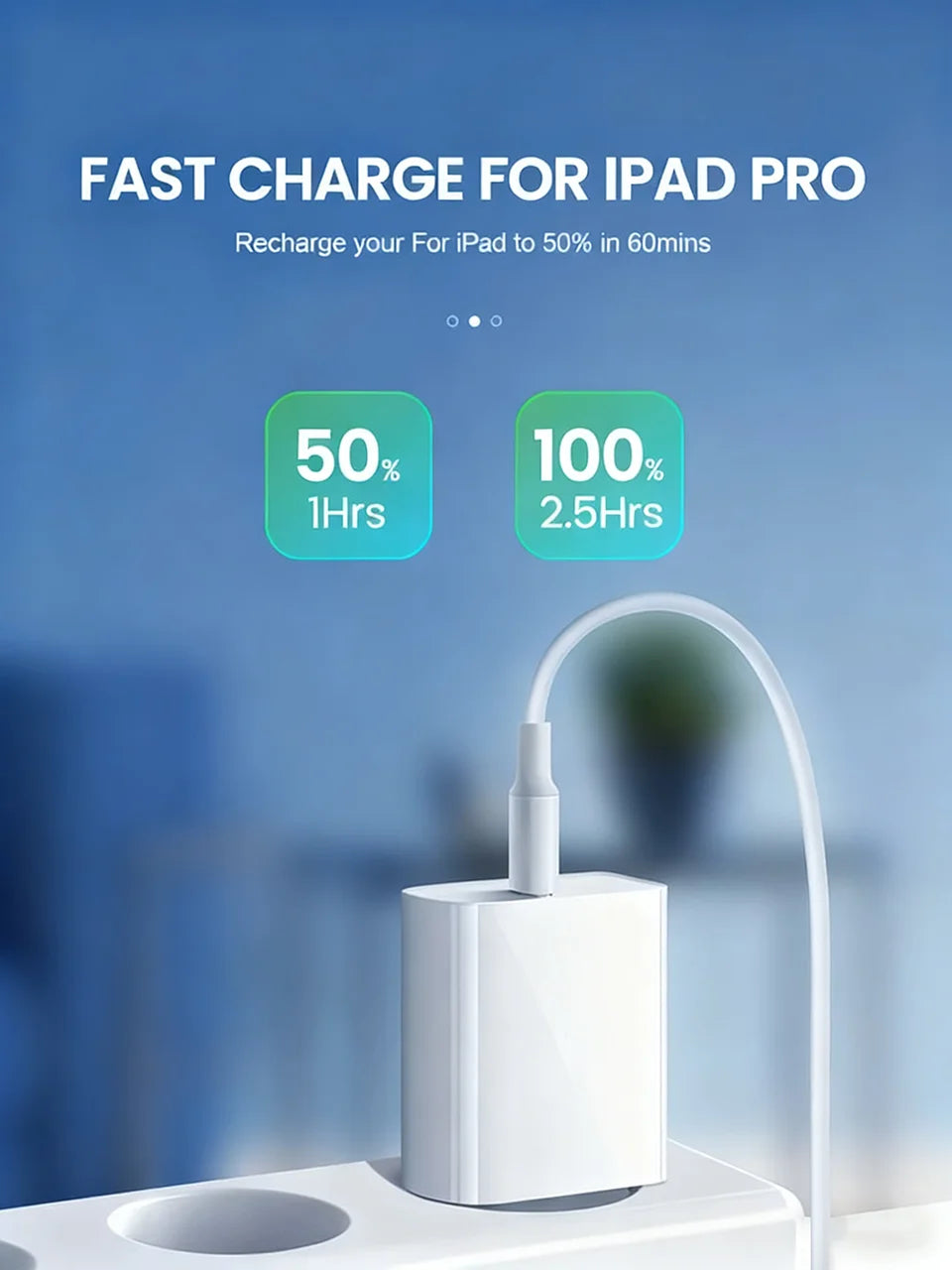 40W USB-C Fast Charger - Dual Port PD Quick Charge Wall Adapter