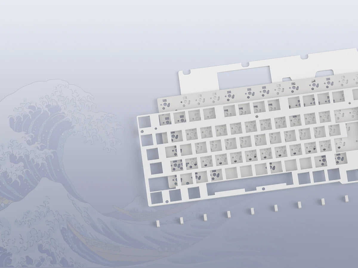 Womier SK80 Gasket Mechanical Keyboard – 83 Key, Hot-Swap, RGB, Smart Display