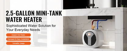 SucceBuy Electric Mini-Tank Water Heater 1440W – Wall or Floor Mounted