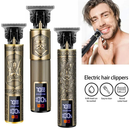 Cordless Professional Hair Clipper - USB Fast Charging, Precision Cutting
