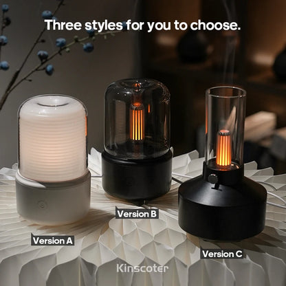 KINSCOTER USB Mini Aroma Diffuser & Ultrasonic Humidifier – 120ml/150ml Bedroom Diffuser