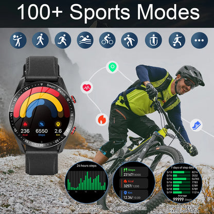 2026 Watch GT Series Smart Watch – ECG+PPG, GPS, HD Screen, BT Call, IP68 for Men & Women