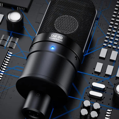 TAKSTAR SM-8B (2nd Gen) XLR Condenser Microphone – Studio Mic for Podcasting, Streaming & YouTube