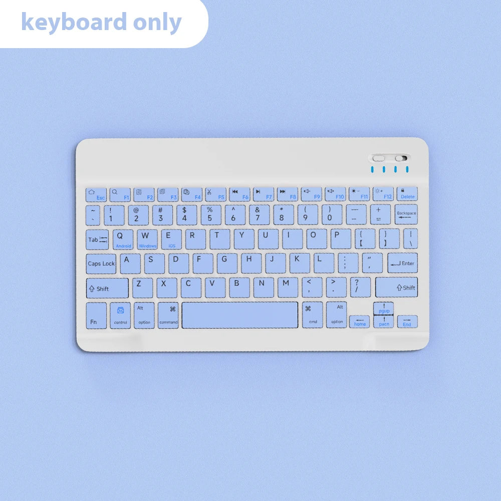 R.E.D. Shopping Bluetooth keyboard and mouse set for iPad, tablet, Android, and Windows devices, with sleek black design