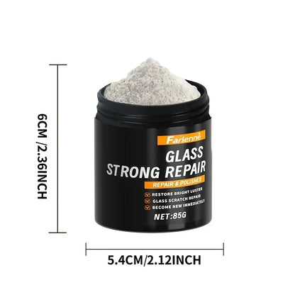 Nano Glass Polishing Powder | Scratch Repair & Clarity Restore for Car Windshield, Windows & Screens