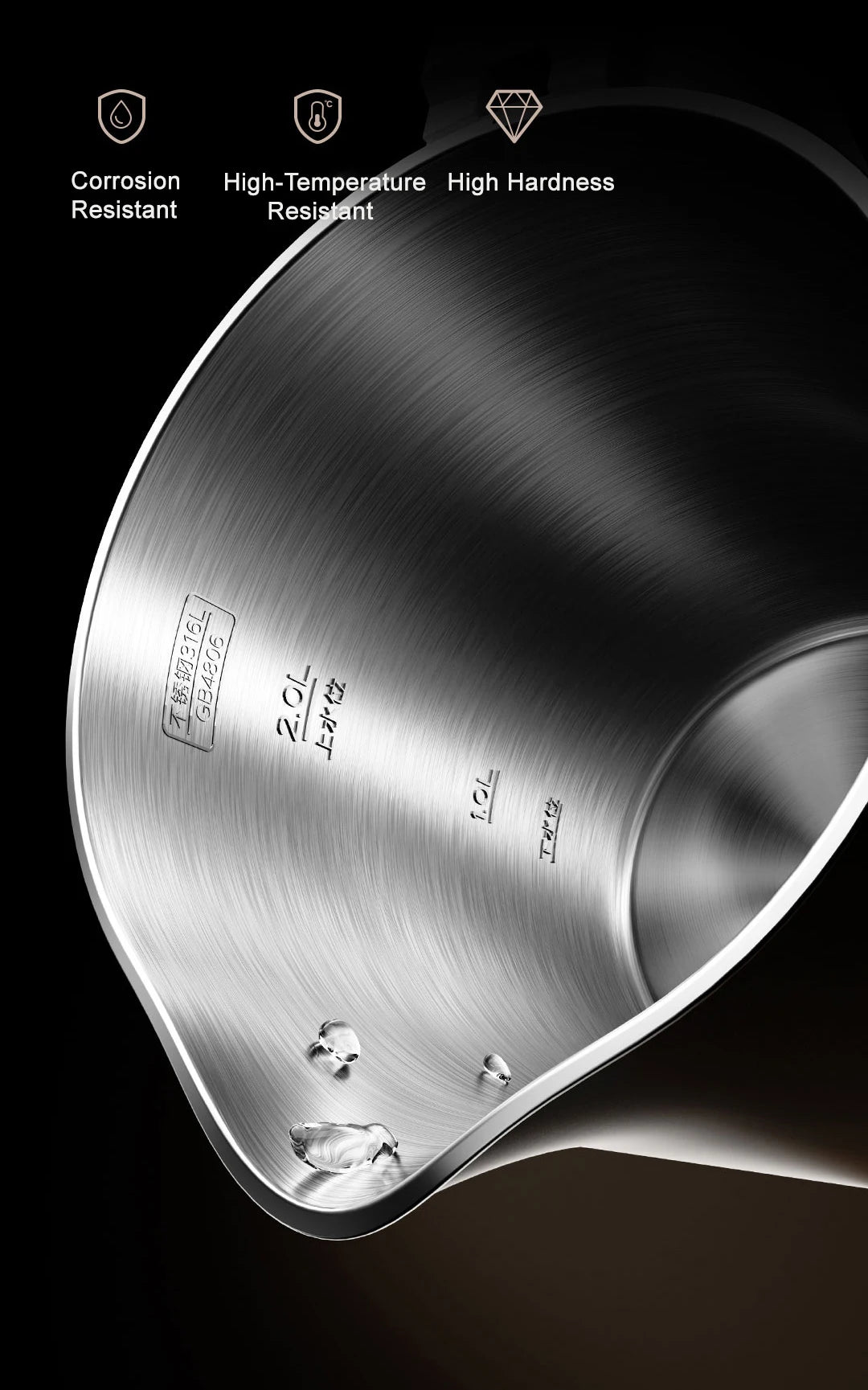 Xiaomi MIJIA Electric Kettle 3 Pro – 2L, 4 Temperature Settings, 24H Heat Preservation | 220V | EU/UK/AU