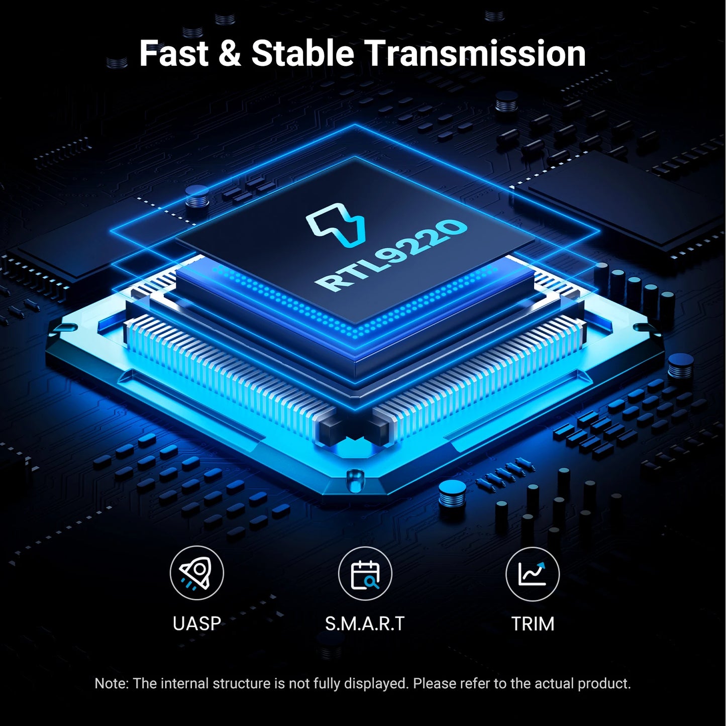 UGREEN M.2 SSD Enclosure | NVMe & SATA | USB 3.2 Gen2 20Gbps | Supports 2230–2280