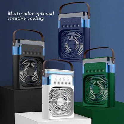 Xiaomi MIJIA Portable Air Cooler Fan | USB Mini Air Conditioner | Humidifier | LED Night Light | Desktop Cooling