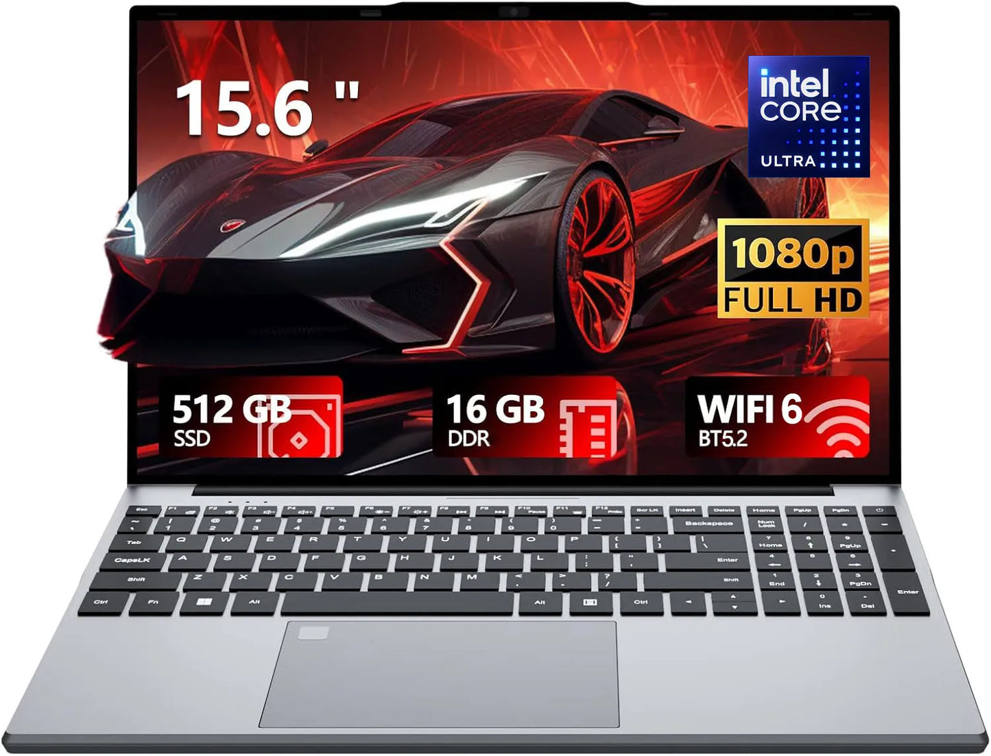 15.6" Gaming Laptop – Intel Core i9-10980HK or i3-6100U, 16GB RAM, up to 2TB SSD, Fingerprint, Backlit | Windows 11